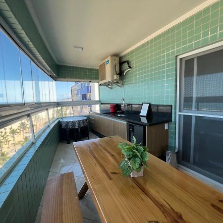 Apartamento Guilhermina De Frente Para O Mar Praia Grande  Kültér fotó