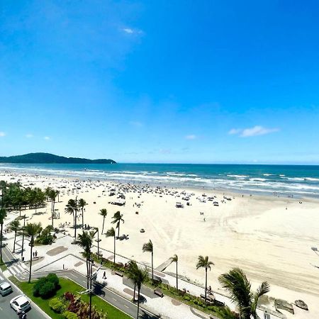 Apartamento Guilhermina De Frente Para O Mar Praia Grande  Kültér fotó