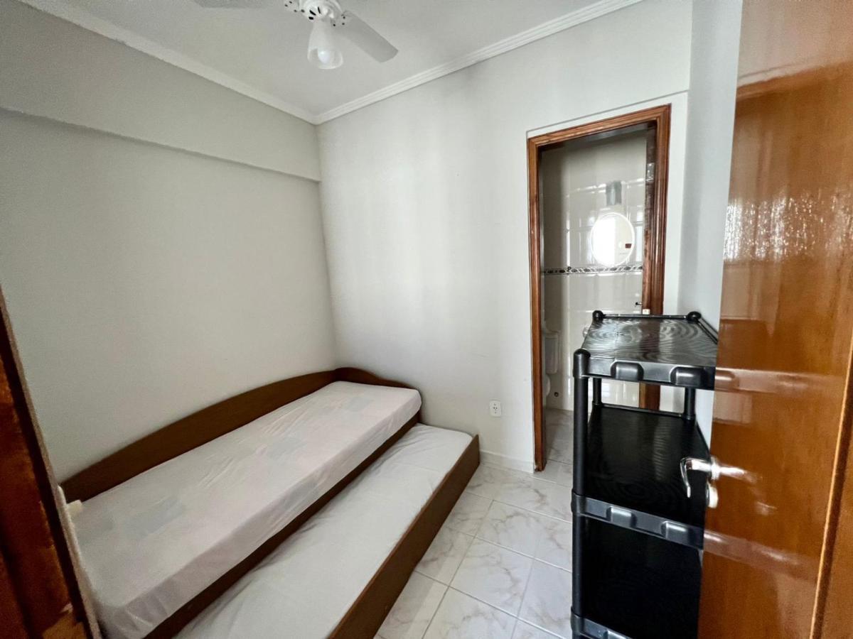 Apartamento Guilhermina De Frente Para O Mar Praia Grande  Kültér fotó