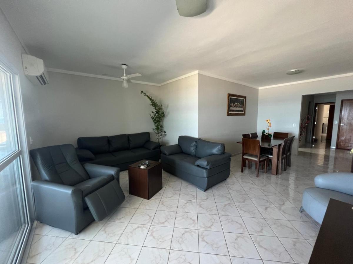 Apartamento Guilhermina De Frente Para O Mar Praia Grande  Kültér fotó