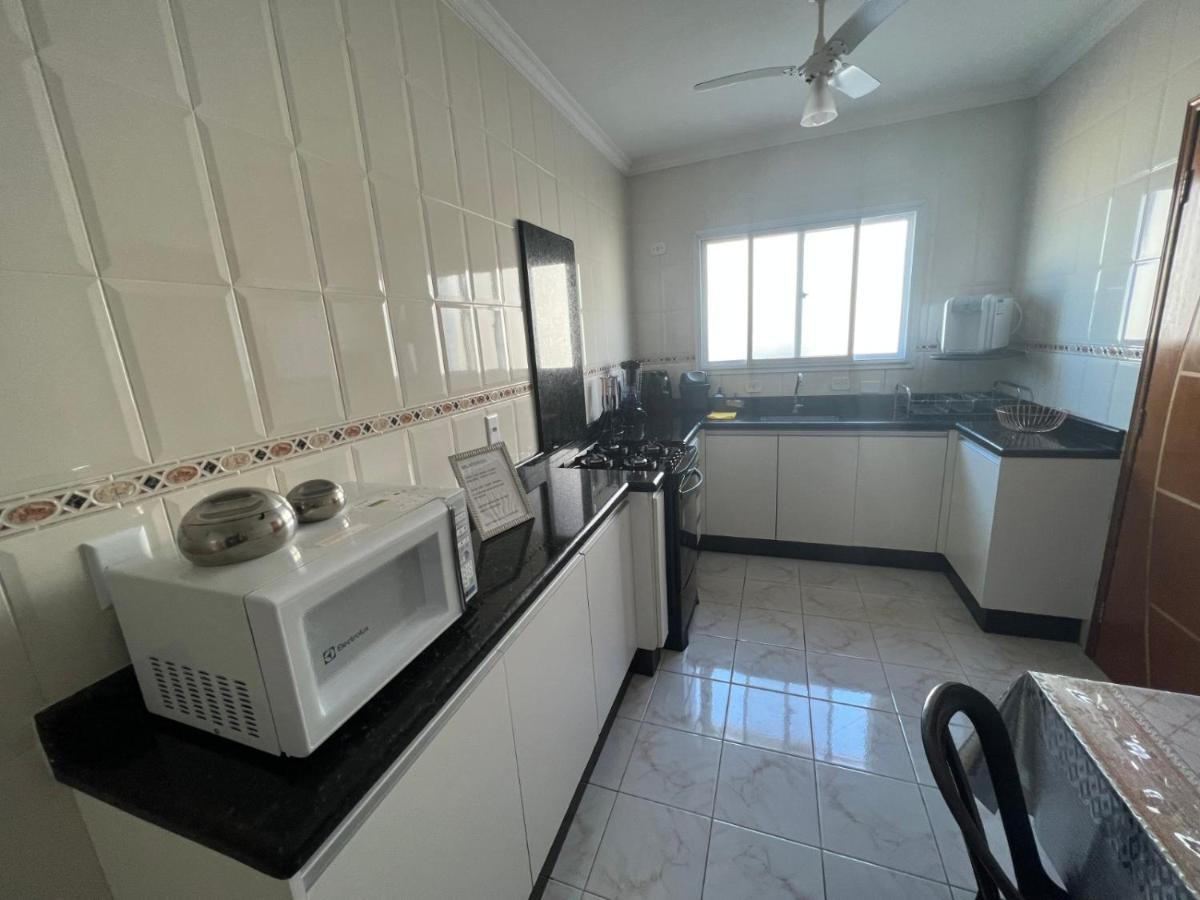 Apartamento Guilhermina De Frente Para O Mar Praia Grande  Kültér fotó