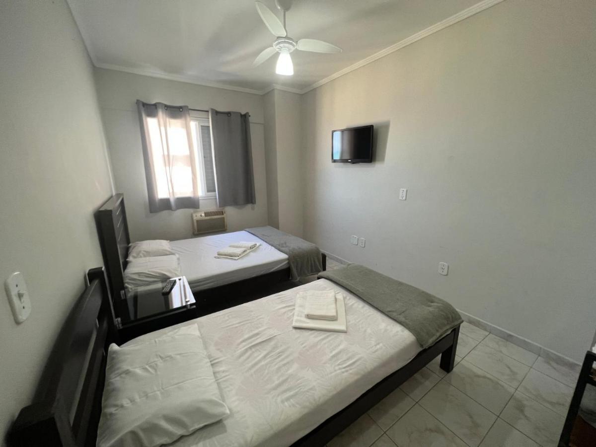 Apartamento Guilhermina De Frente Para O Mar Praia Grande  Kültér fotó